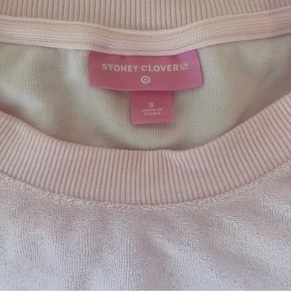 Stoney Clover Lane X Target Cropped Terry Cloth Sweatshirt - Picture 7 of 7